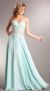 Main image of Strapless Vintage Look Floral Bodice Long Formal Prom Dress